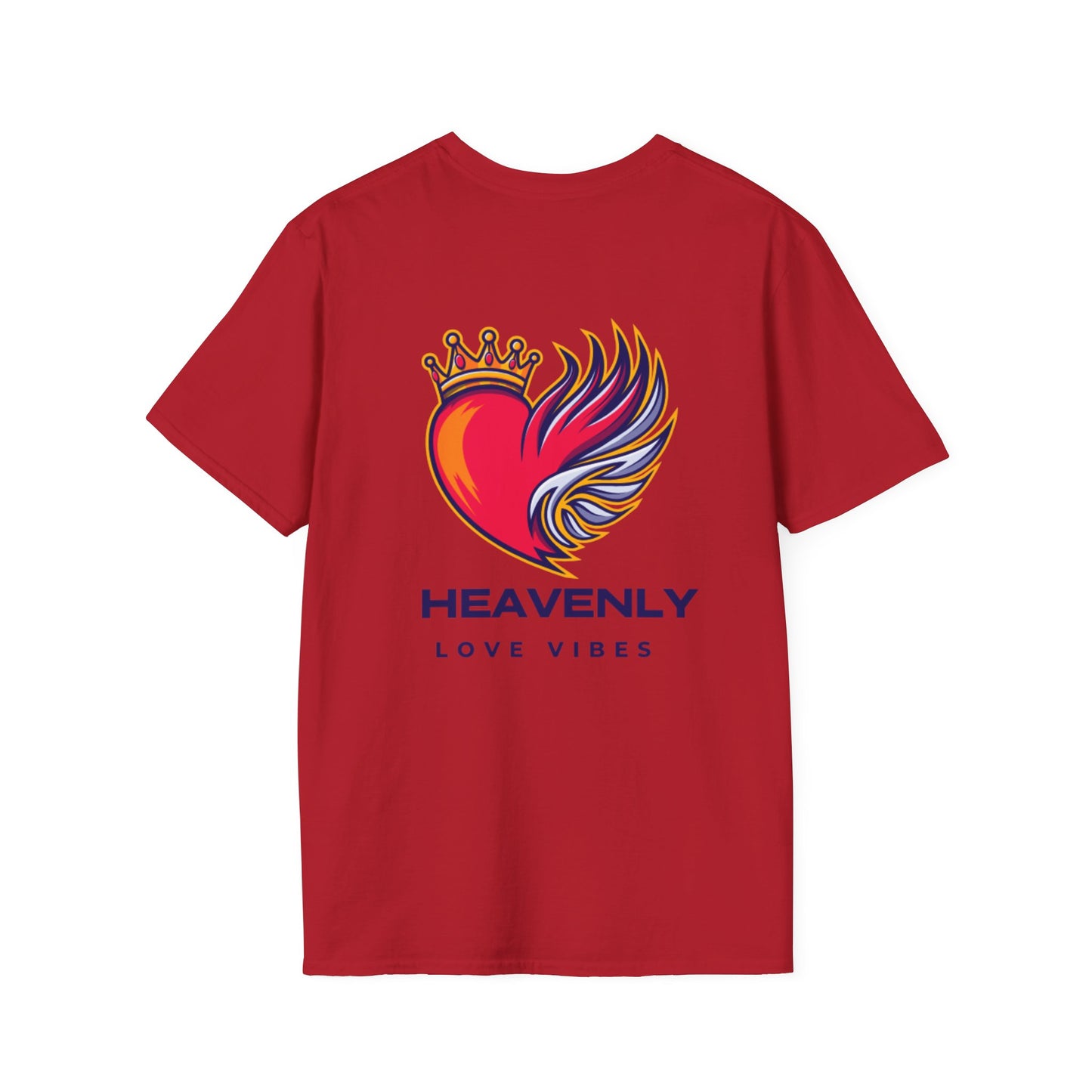Heavenly Love Vibes T-Shirt - Unisex Softstyle Tee with Inspirational Design