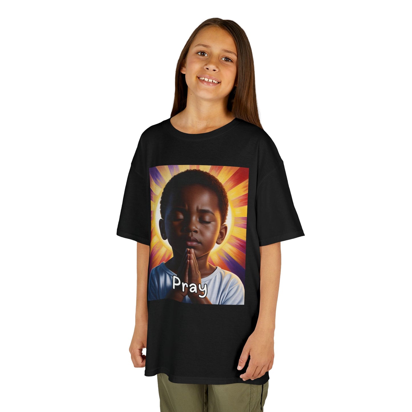 Kids Pray Tee - Heavenly Love Vibes