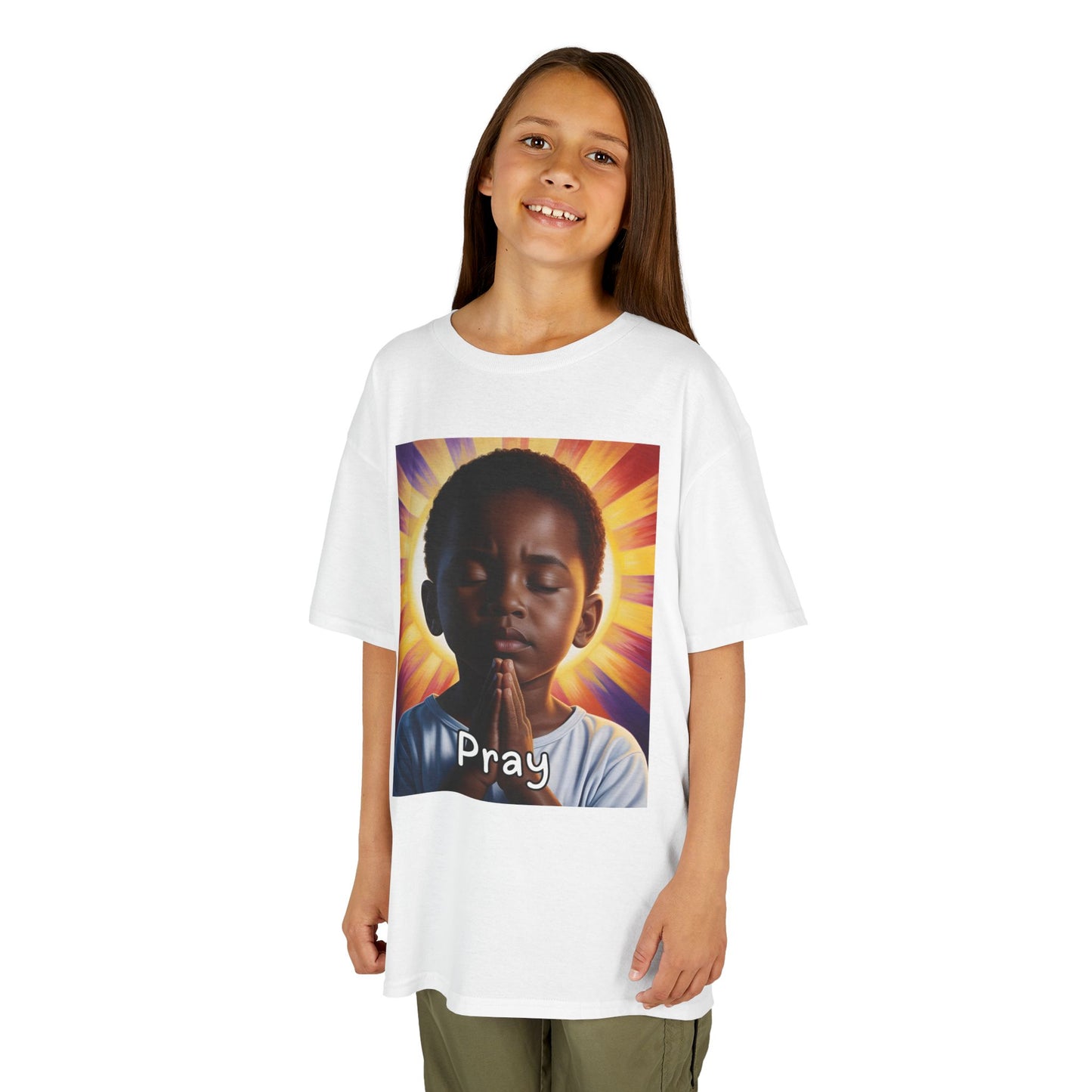 Kids Pray Tee - Heavenly Love Vibes