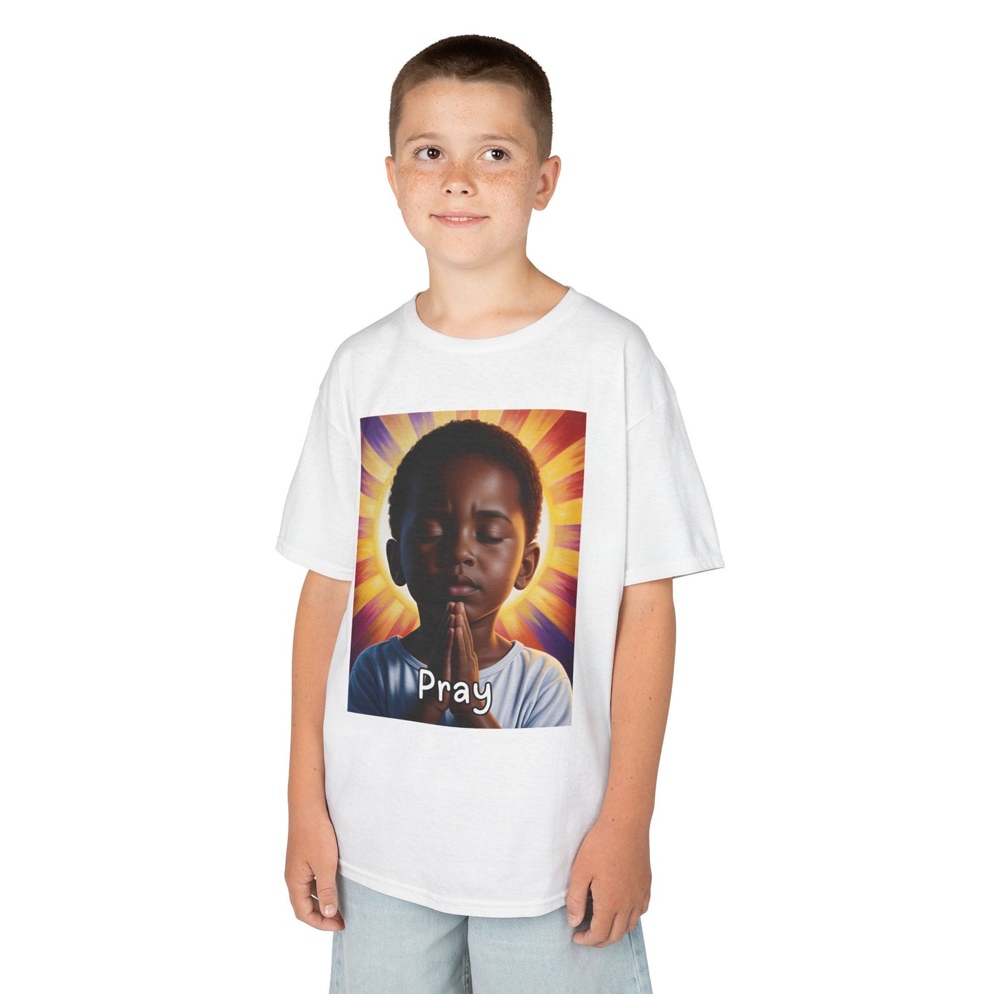 Kids Pray Tee - Heavenly Love Vibes