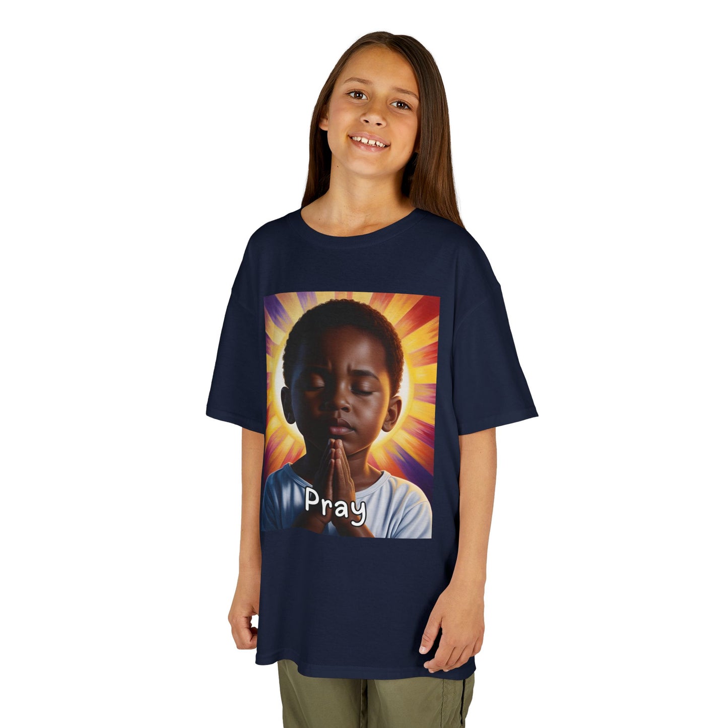 Kids Pray Tee - Heavenly Love Vibes