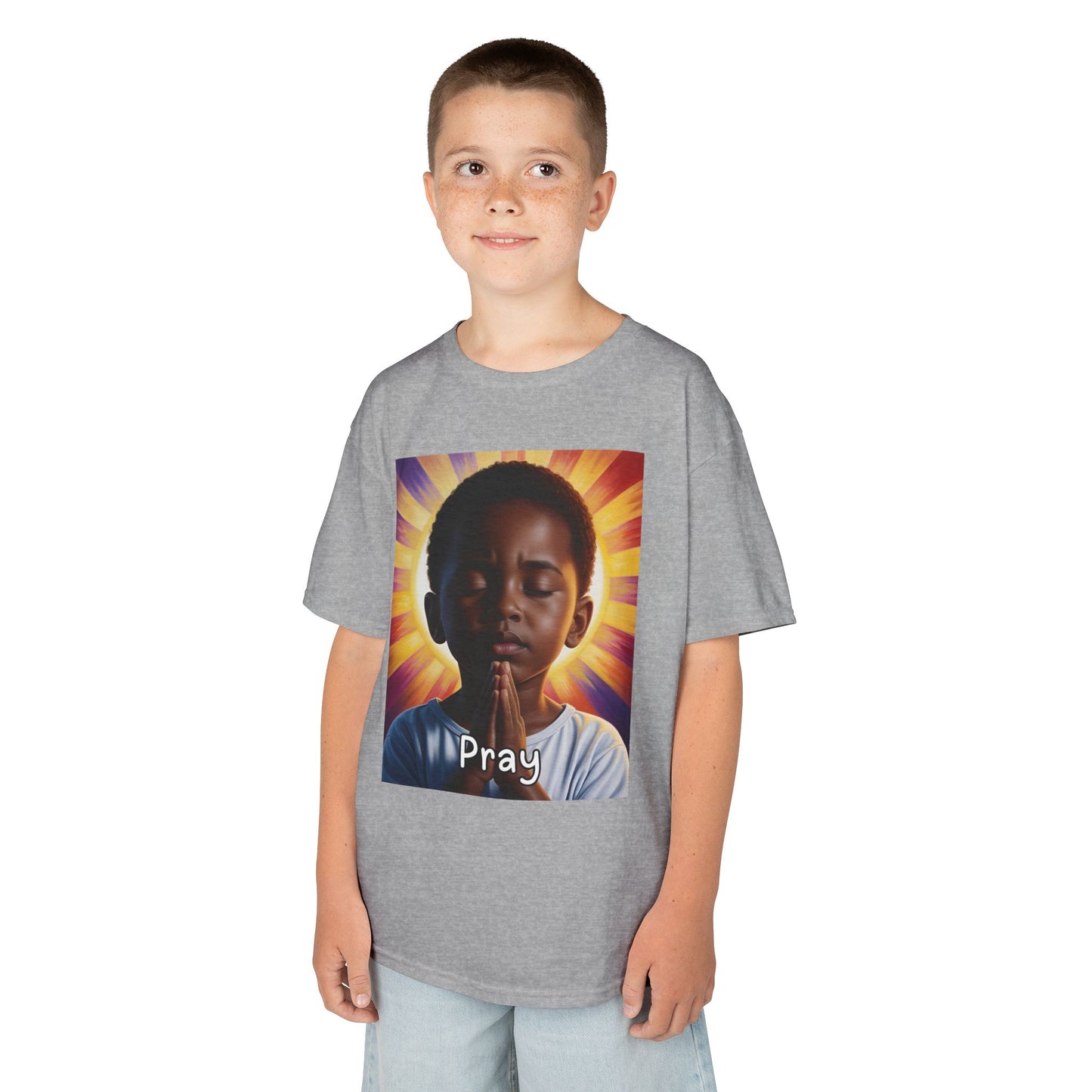 Kids Pray Tee - Heavenly Love Vibes
