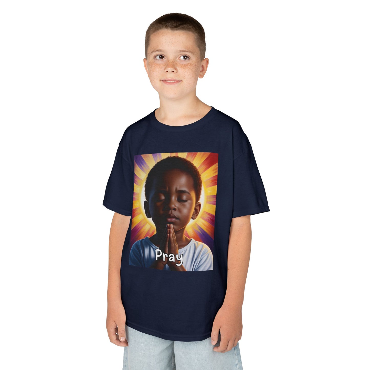 Kids Pray Tee - Heavenly Love Vibes