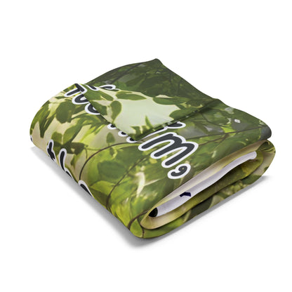 John 14:6 Scripture Fleece Blanket — "I am the way, the truth, and the life"