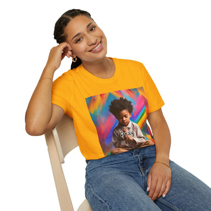 Heavenly Love Vibes Unisex T-Shirt - Pray Graphic Design
