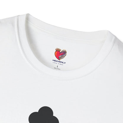 Heavenly Love Vibes T-Shirt - Unisex Softstyle Tee with Inspirational Design