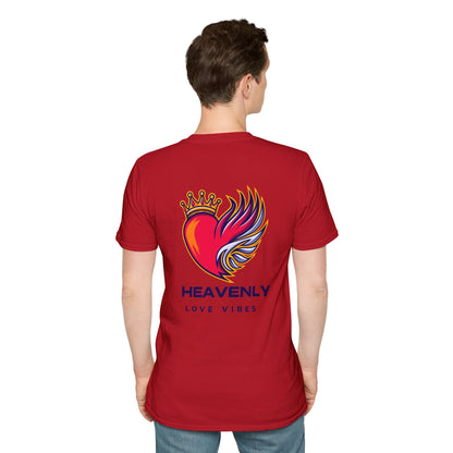 Heavenly Love Vibes T-Shirt - Unisex Softstyle Tee with Inspirational Design