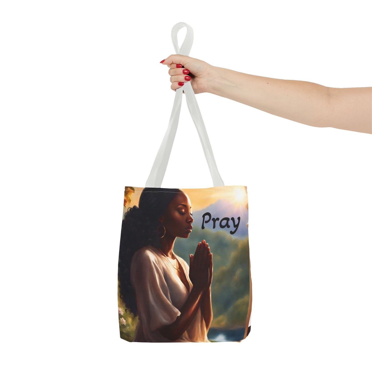 Pray Tote Bag — Heavenly Love Vibes