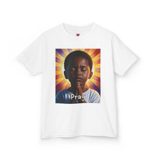 Kids Pray Tee - Heavenly Love Vibes