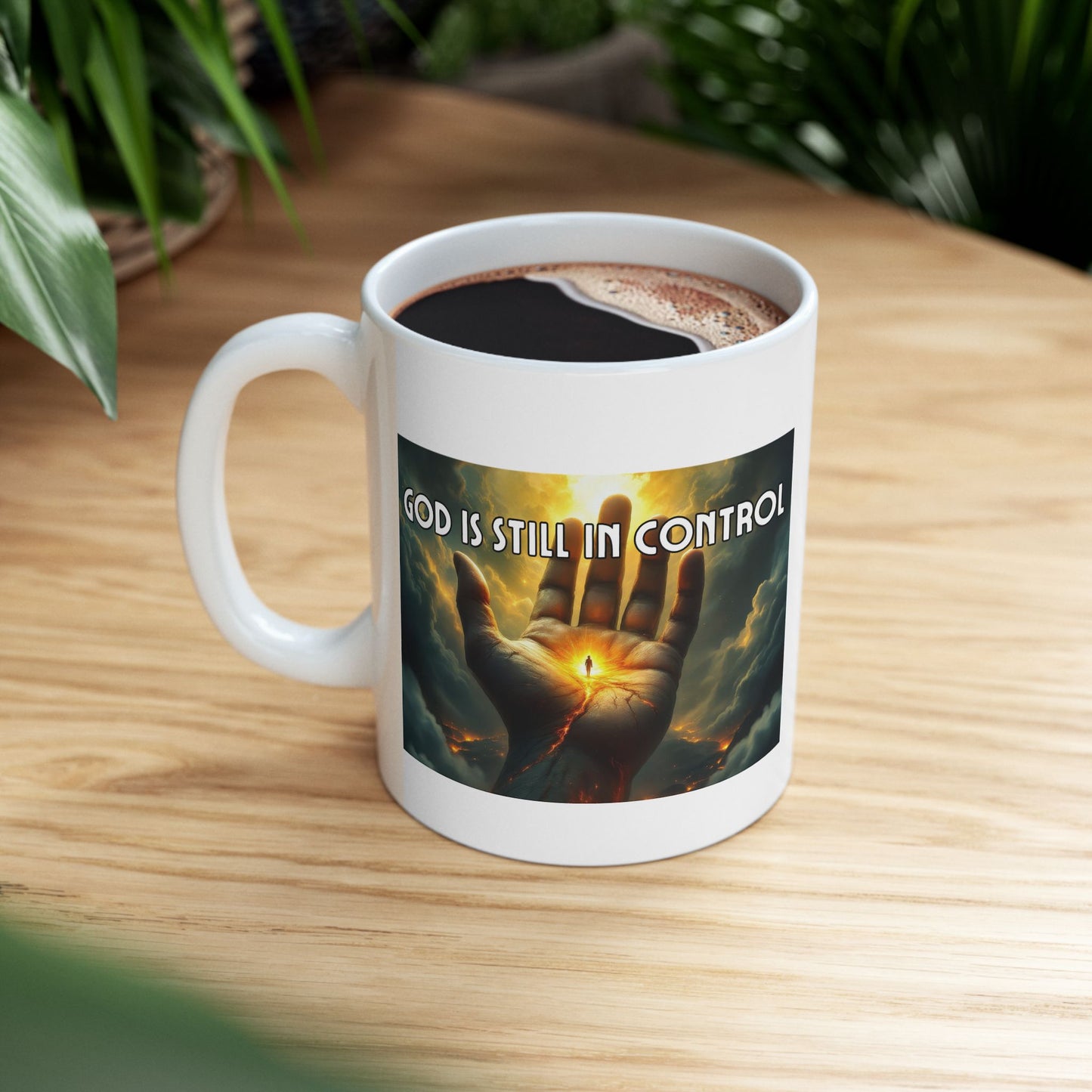 Inspirational Ceramic Mug - 11oz & 15oz, Perfect Gift for Faith and Motivation