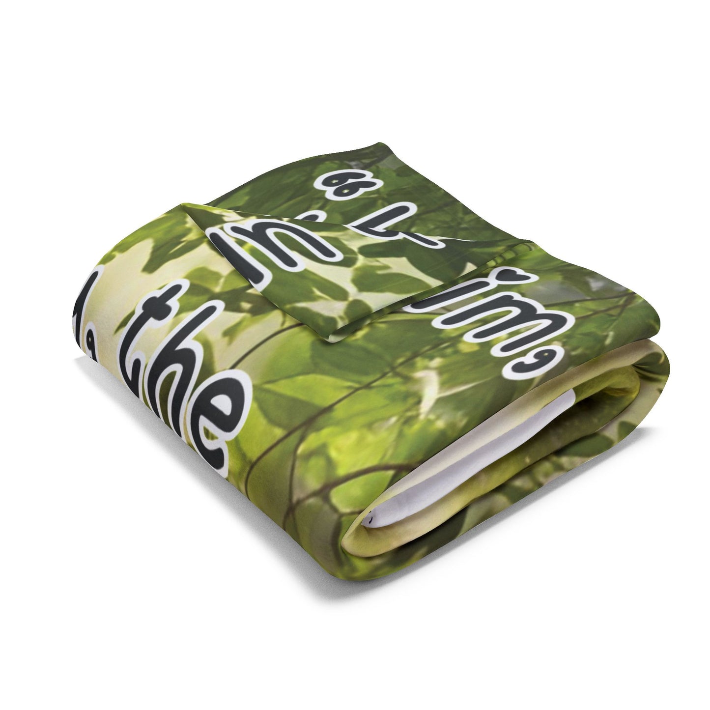John 14:6 Scripture Fleece Blanket — "I am the way, the truth, and the life"