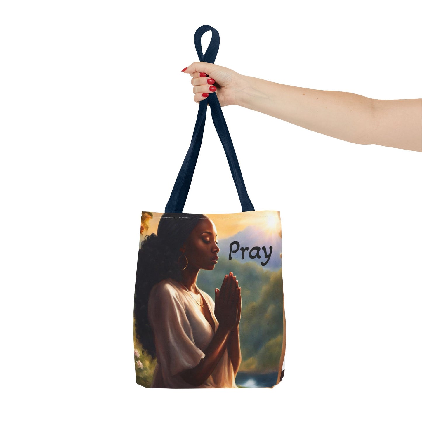 Pray Tote Bag — Heavenly Love Vibes