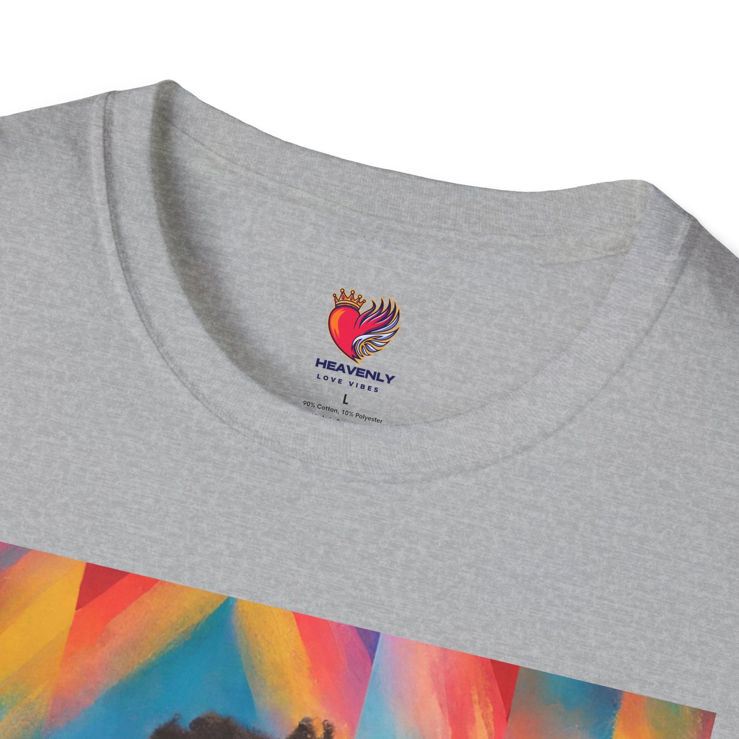 Heavenly Love Vibes Unisex T-Shirt - Pray Graphic Design