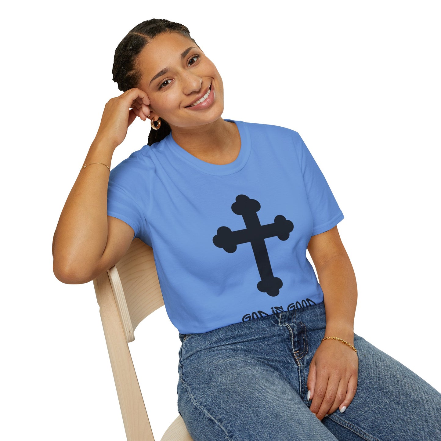 Heavenly Love Vibes T-Shirt - Unisex Softstyle Tee with Inspirational Design