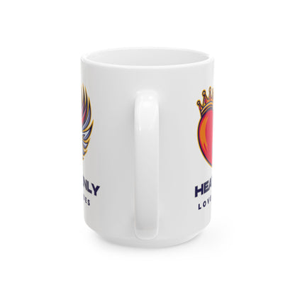 Heavenly Love Vibes Ceramic Mug — Coffee Cup (11oz/15oz)