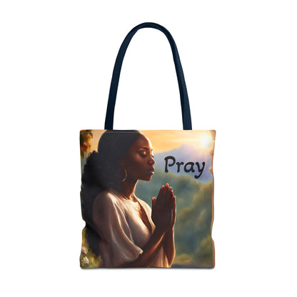 Pray Tote Bag — Heavenly Love Vibes