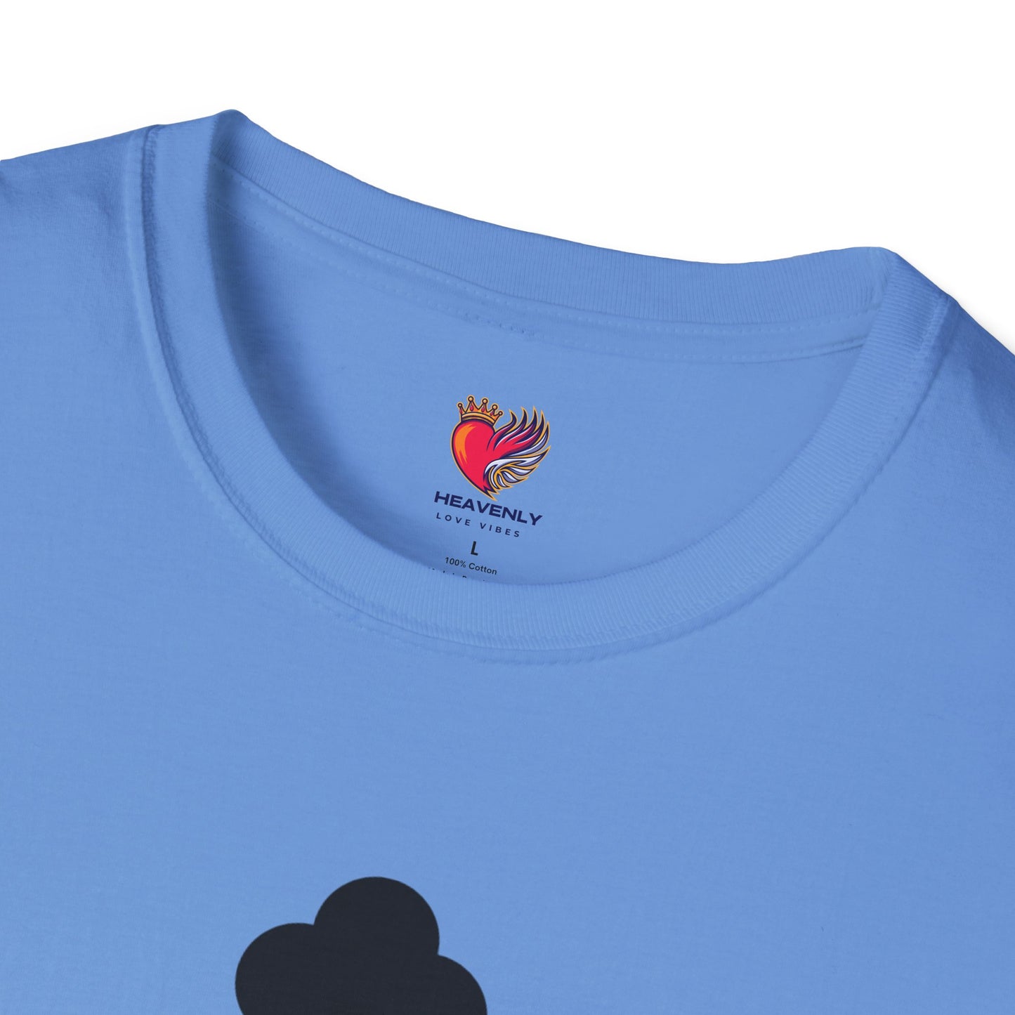 Heavenly Love Vibes T-Shirt - Unisex Softstyle Tee with Inspirational Design