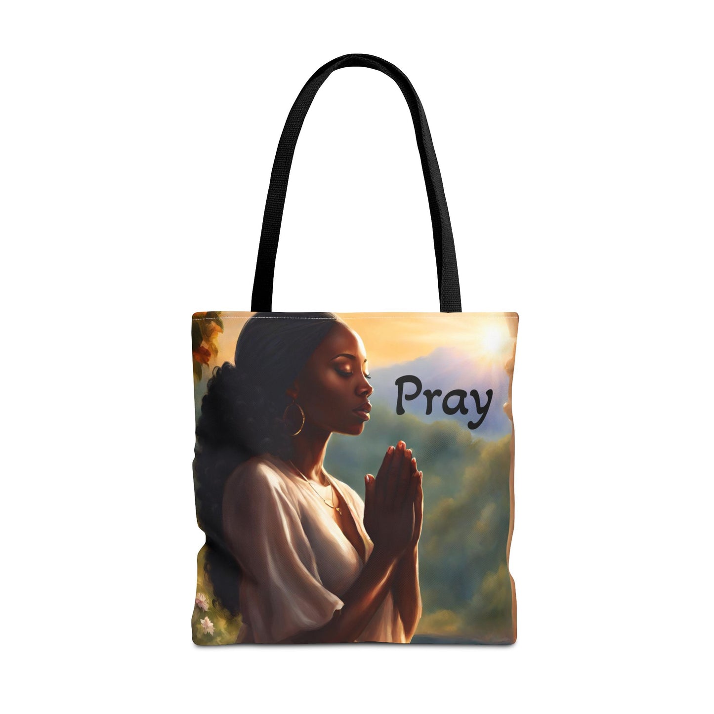Pray Tote Bag — Heavenly Love Vibes