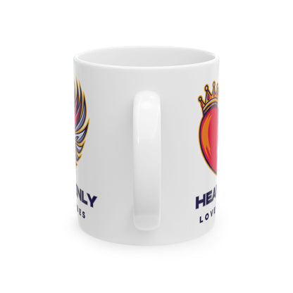Heavenly Love Vibes Ceramic Mug — Coffee Cup (11oz/15oz)