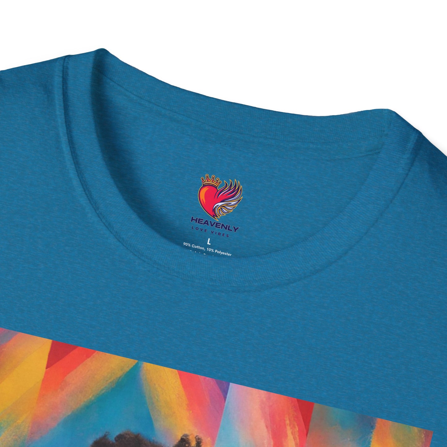 Heavenly Love Vibes Unisex T-Shirt - Pray Graphic Design