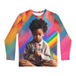 Heavenly Love Vibes Long Sleeve Shirt - Colorful Prayer Design