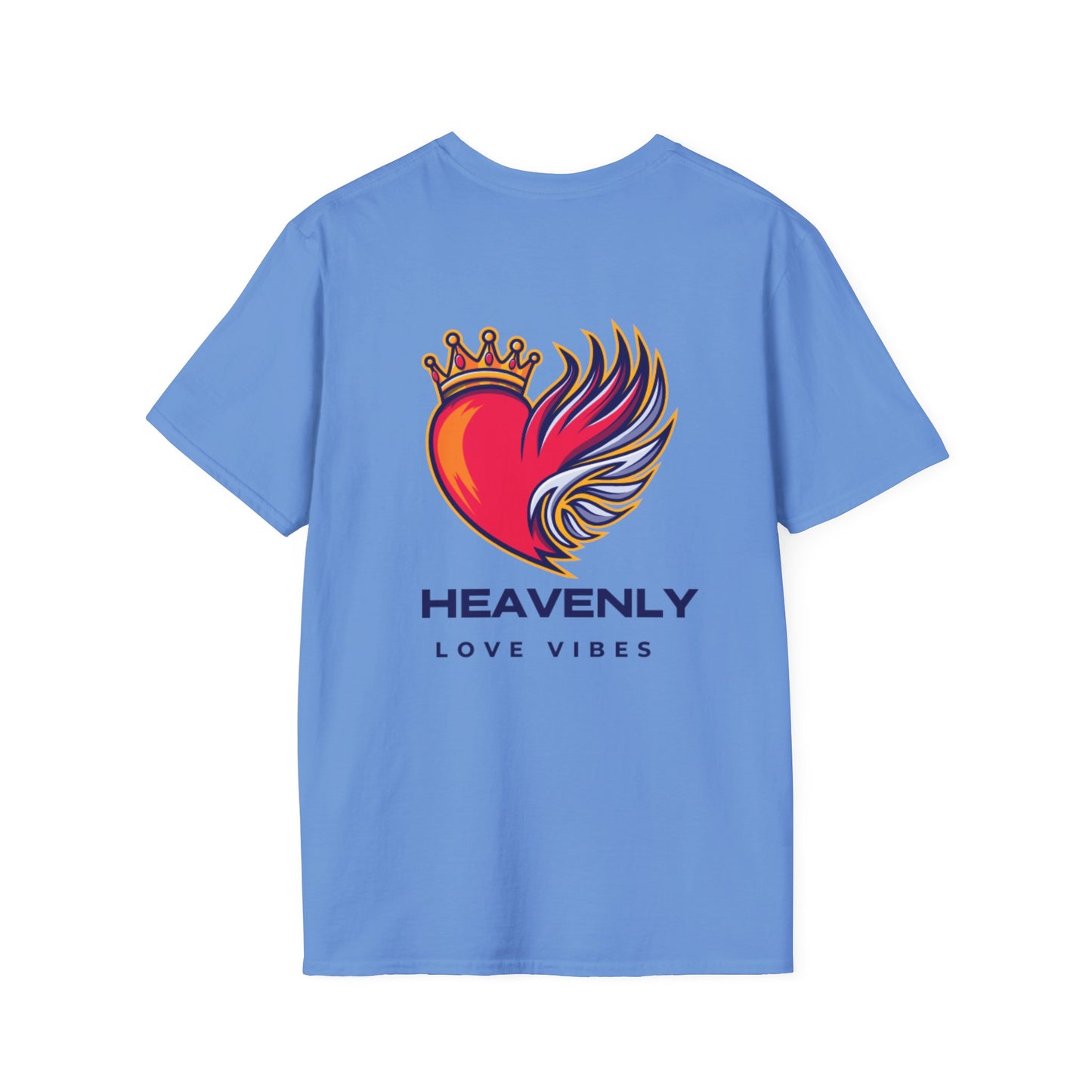 Heavenly Love Vibes T-Shirt - Unisex Softstyle Tee with Inspirational Design