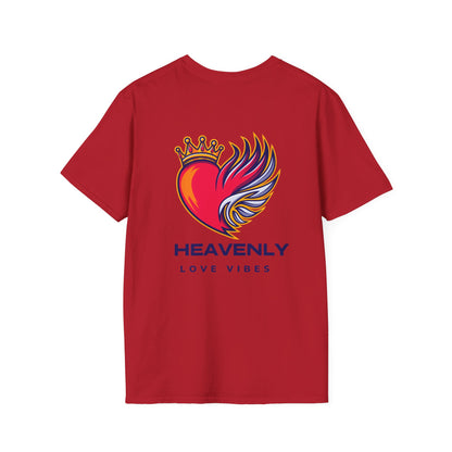 Heavenly Love Vibes T-Shirt - Unisex Softstyle Tee with Inspirational Design