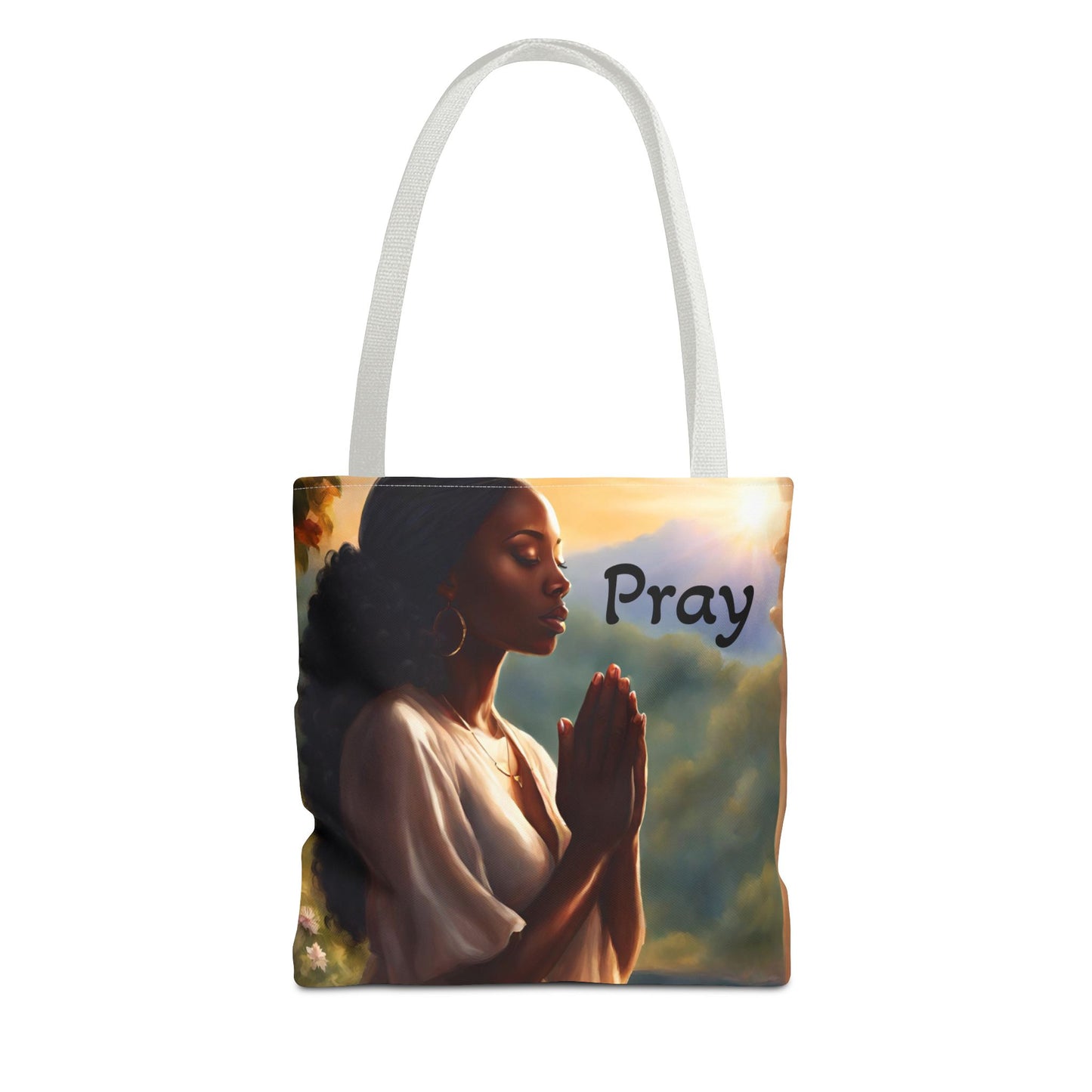 Pray Tote Bag — Heavenly Love Vibes