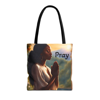Pray Tote Bag — Heavenly Love Vibes