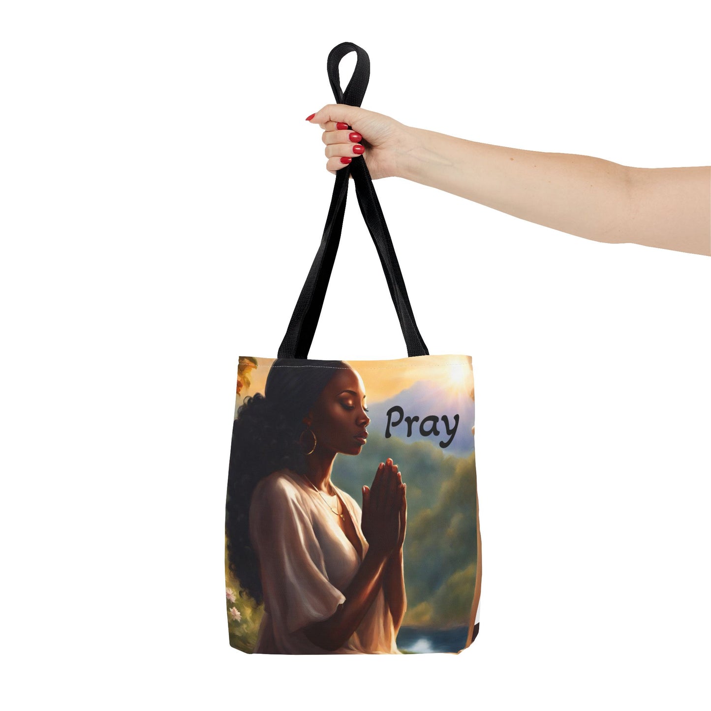 Pray Tote Bag — Heavenly Love Vibes