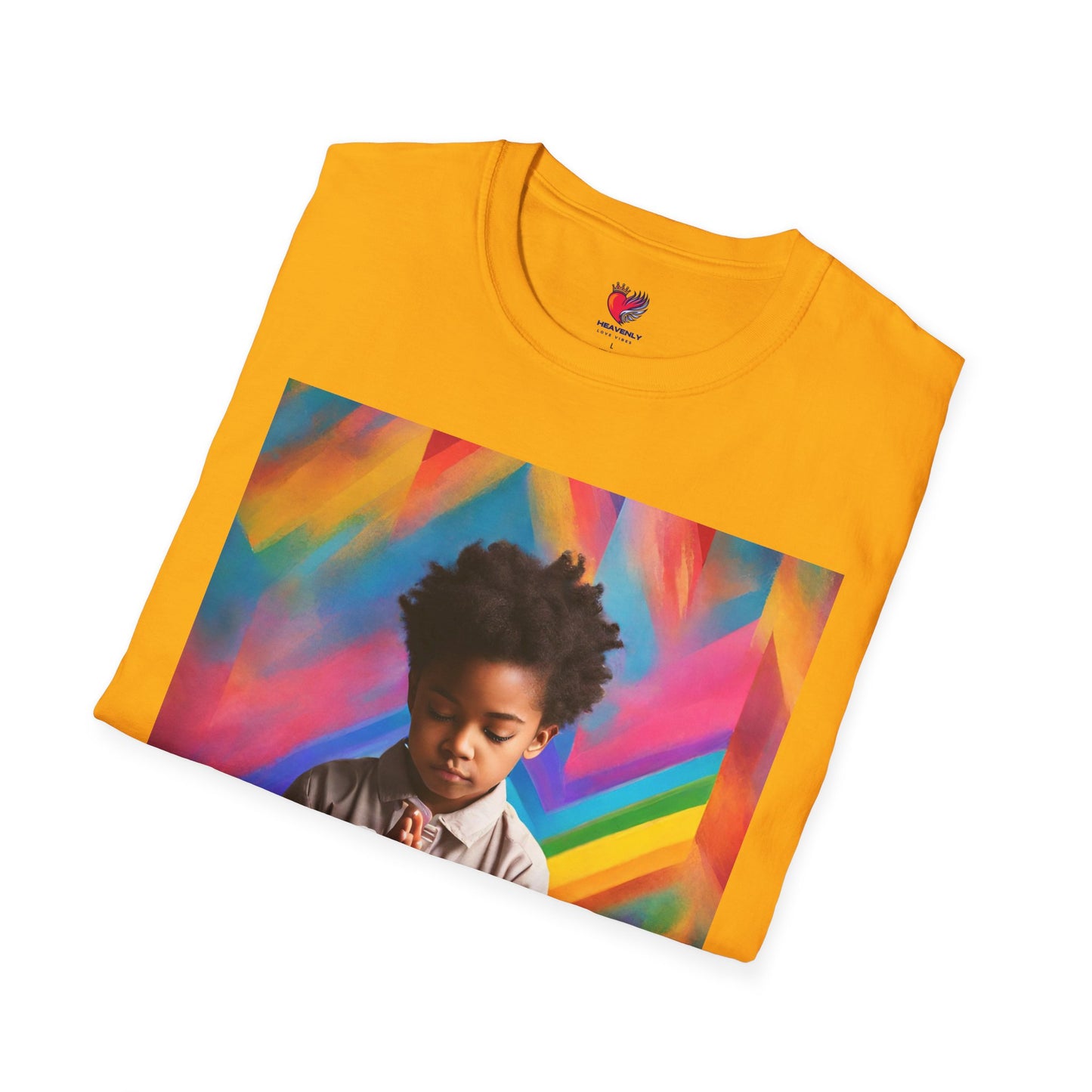 Heavenly Love Vibes Unisex T-Shirt - Pray Graphic Design