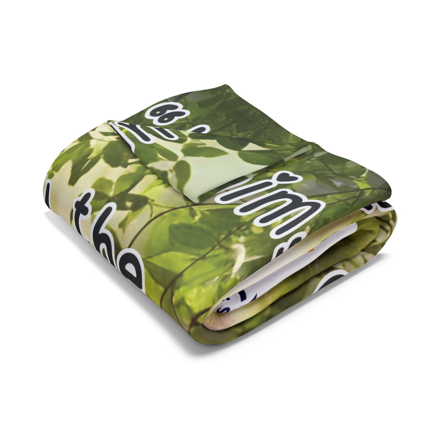 John 14:6 Scripture Fleece Blanket — "I am the way, the truth, and the life"