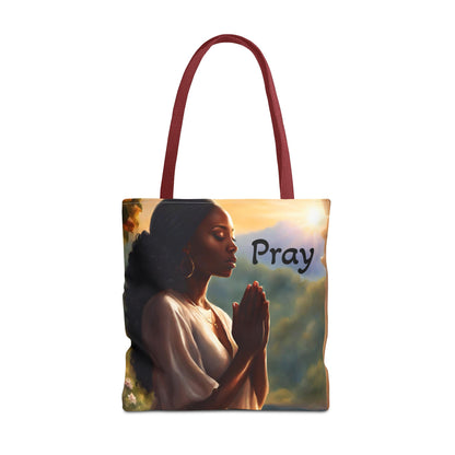 Pray Tote Bag — Heavenly Love Vibes