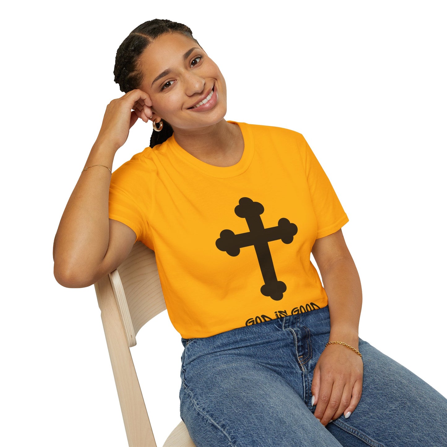 Heavenly Love Vibes T-Shirt - Unisex Softstyle Tee with Inspirational Design