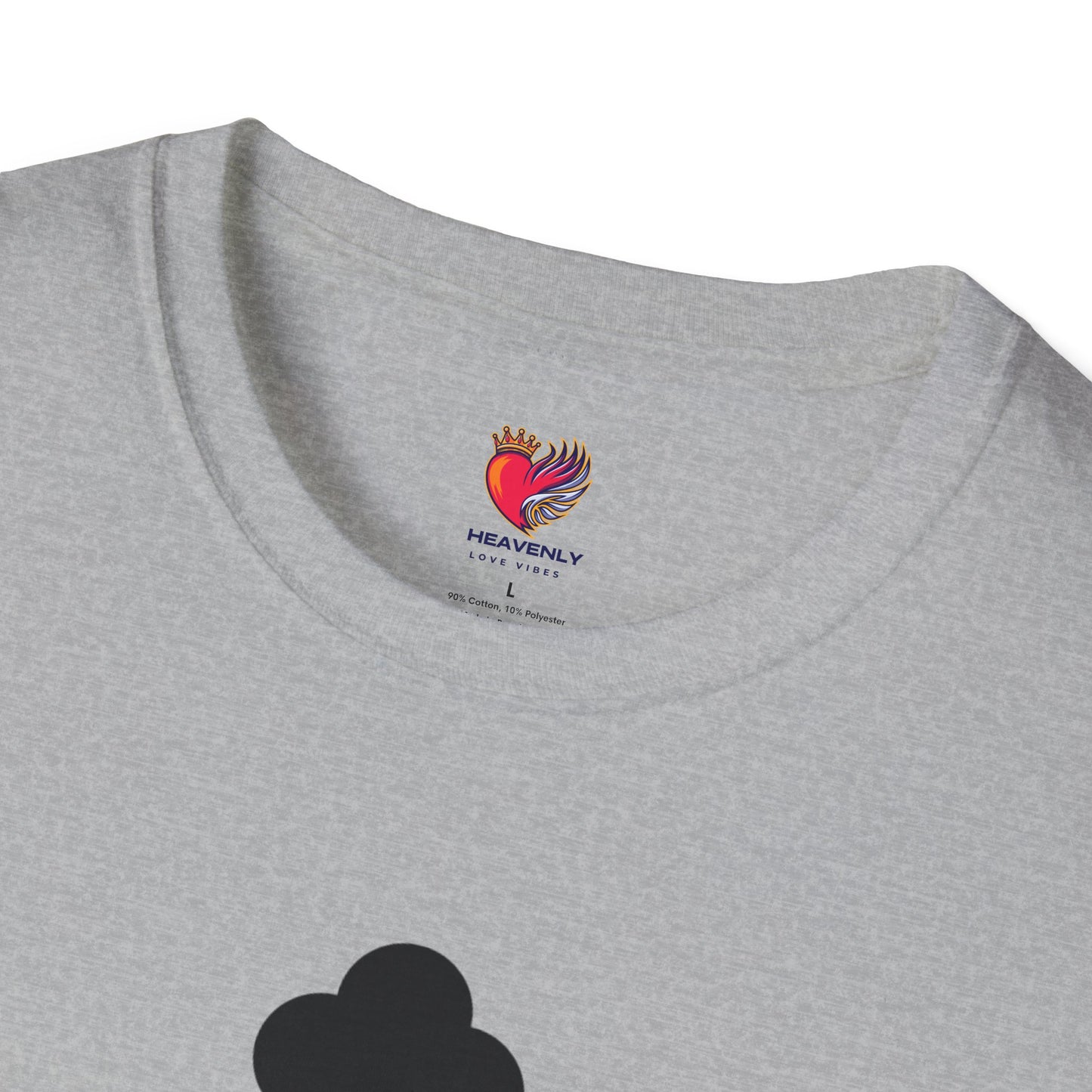 Heavenly Love Vibes T-Shirt - Unisex Softstyle Tee with Inspirational Design
