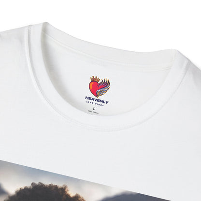 Inspirational Unisex Softstyle T-Shirt - "Did You Pray Today?" with Heavenly Love Vibes Design