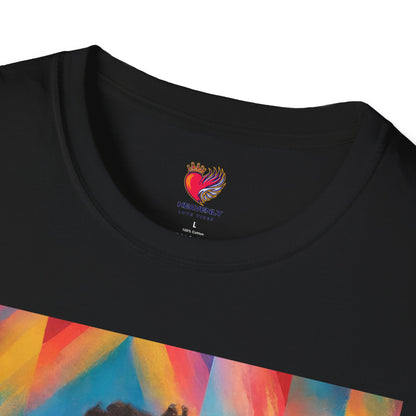 Heavenly Love Vibes Unisex T-Shirt - Pray Graphic Design