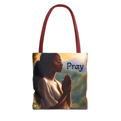Pray Tote Bag — Heavenly Love Vibes