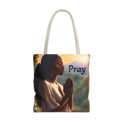 Pray Tote Bag — Heavenly Love Vibes