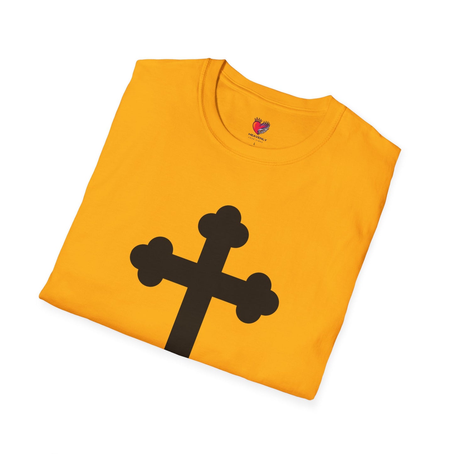 Heavenly Love Vibes T-Shirt - Unisex Softstyle Tee with Inspirational Design