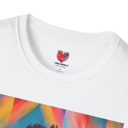 Heavenly Love Vibes Unisex T-Shirt - Pray Graphic Design