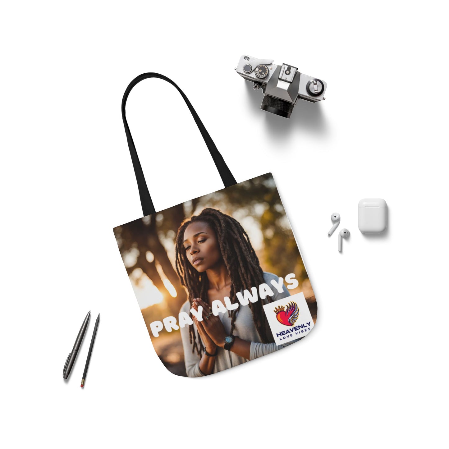 Pray Always - Canvas Tote Bag - Heavenly Love Vibes