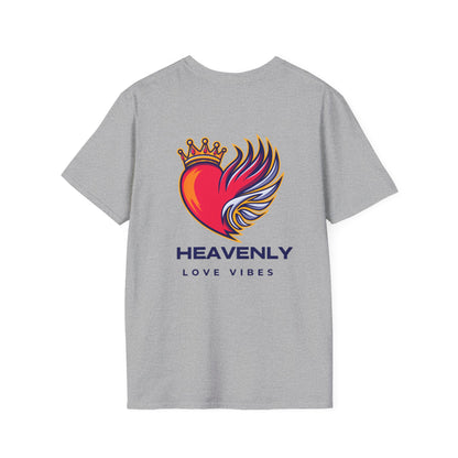 Heavenly Love Vibes T-Shirt - Unisex Softstyle Tee with Inspirational Design
