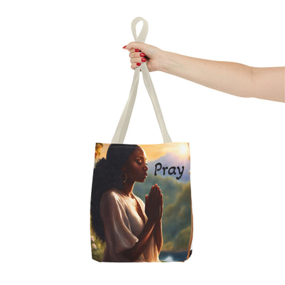 Pray Tote Bag — Heavenly Love Vibes
