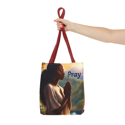 Pray Tote Bag — Heavenly Love Vibes