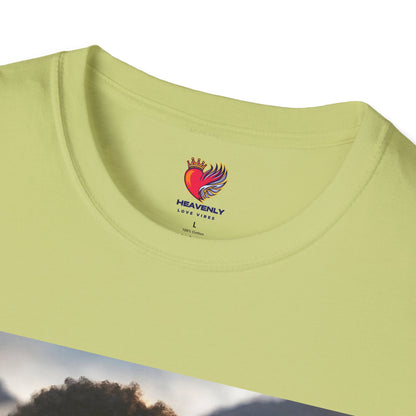 Inspirational Unisex Softstyle T-Shirt - "Did You Pray Today?" with Heavenly Love Vibes Design